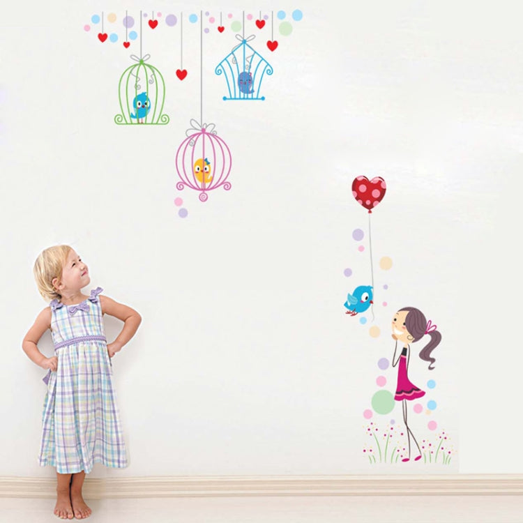 DIY Fashion Self Adhesive PVC Removable Wall Stickers / House Interior Decoration Pictures -- Birdcage, Size: 90cm x 60cm