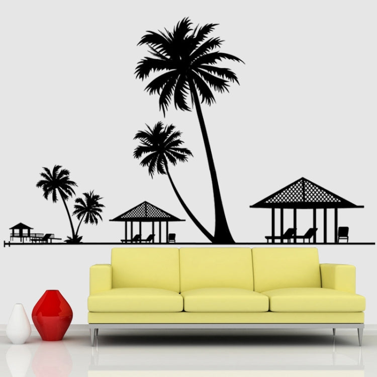 DIY Fashion Self Adhesive PVC Removable Wall Stickers / House Interior Decoration Pictures -- Coconut Trees, Size: 90cm x 60cm