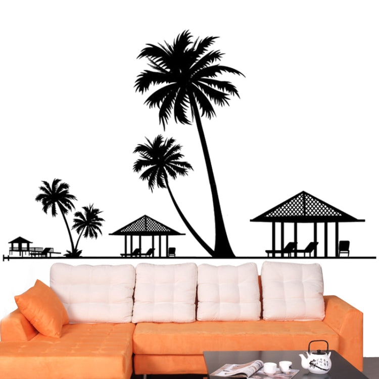 DIY Fashion Self Adhesive PVC Removable Wall Stickers / House Interior Decoration Pictures -- Coconut Trees, Size: 90cm x 60cm