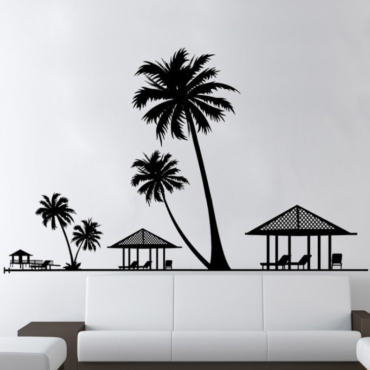 DIY Fashion Self Adhesive PVC Removable Wall Stickers / House Interior Decoration Pictures -- Coconut Trees, Size: 90cm x 60cm