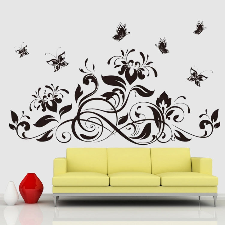 DIY Fashion Self Adhesive PVC Removable Wall Stickers / House Interior Decoration Pictures -- Butterfly, Size: 90cm x 60cm