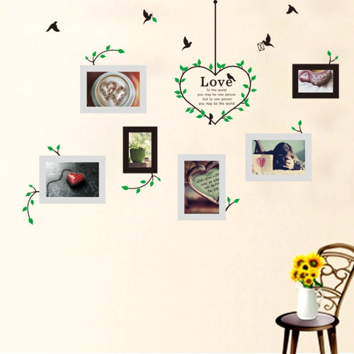 DIY Fashion Self Adhesive PVC Removable Combination Wall Stickers / House Interior Decoration Pictures -- Cartoon Photo Wall, Size: 60cm x 90cm