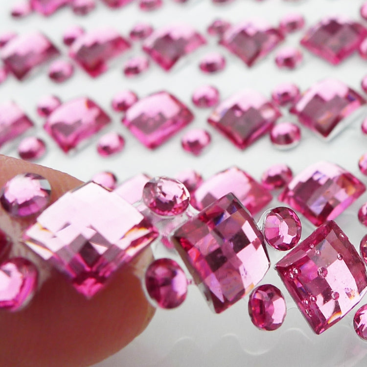 140pcs Glitter Crystal Diamond Decoration / Shining Rhinestone Sticker for DIY Ornament