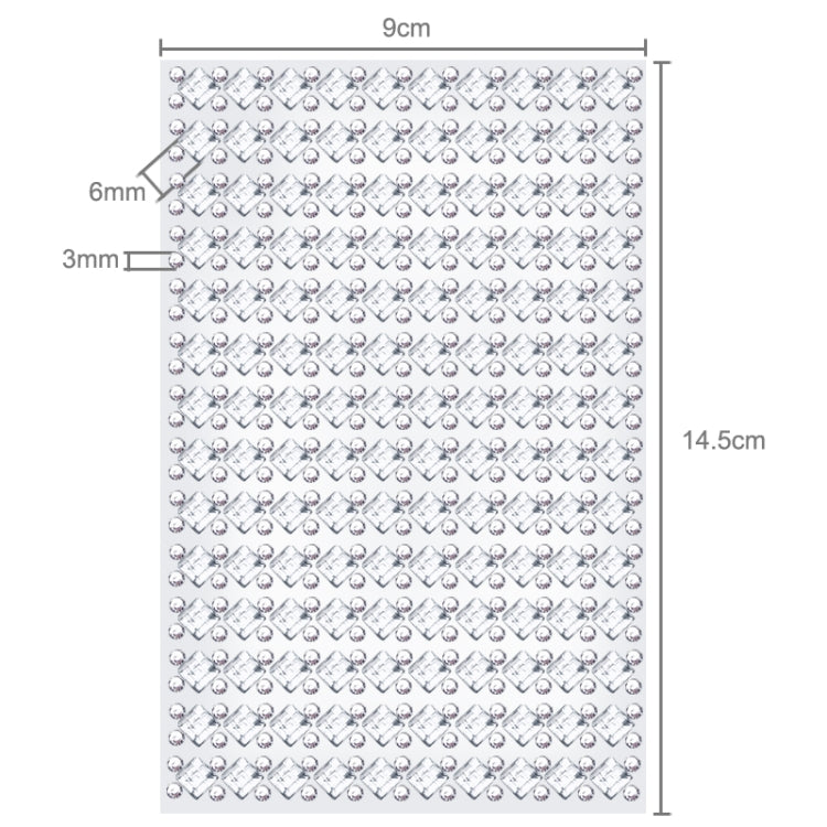 140pcs Glitter Crystal Diamond Decoration / Shining Rhinestone Sticker for DIY Ornament