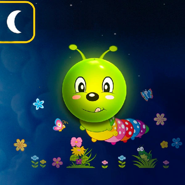 Novelty Caterpillar Style DIY Paper Wall Lamp Cartoon Energy Saving Light (NO-HY024)(Green)