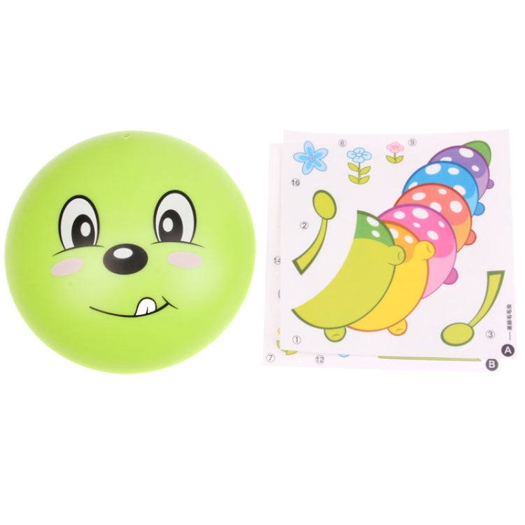 Novelty Caterpillar Style DIY Paper Wall Lamp Cartoon Energy Saving Light (NO-HY024)(Green)