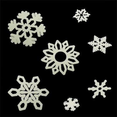 Glow in the Dark Light Green Snowflake Shape Luminous Paste / Wall Stickers