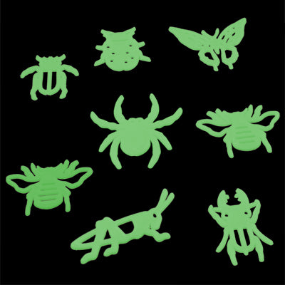 Glow in the Dark Light Green Insect Shape Luminous Paste / Wall Stickers