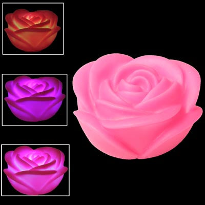 Rose Shape Color Variable LED Night Light