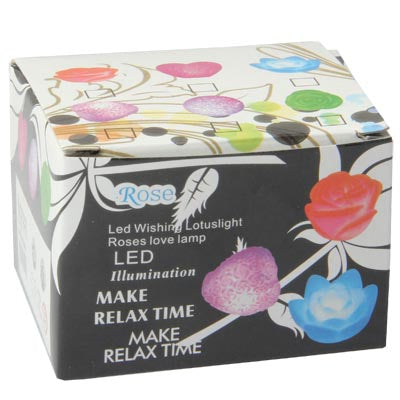 Rose Shape Color Variable LED Night Light