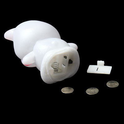 Cute Pig Shape Color Variable LED Night Light,White(White)
