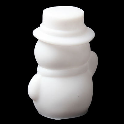 Cute Snowman Shape Color Variable LED Night Light,White(White)