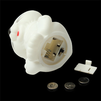 Cute Cat Shape Color Variable LED Night Light(White)