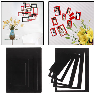 Rectangle Shaped DIY Adhesive Wall Sticker Decal Wallpaper House Interior Decor