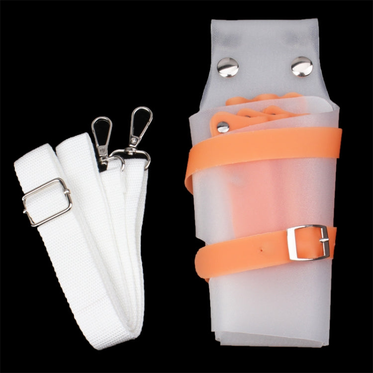 Portable Professional Hair Scissor Holder Pouch Bag(White)