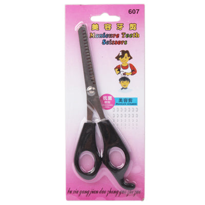 Manicure Teeth Scissors(Black)