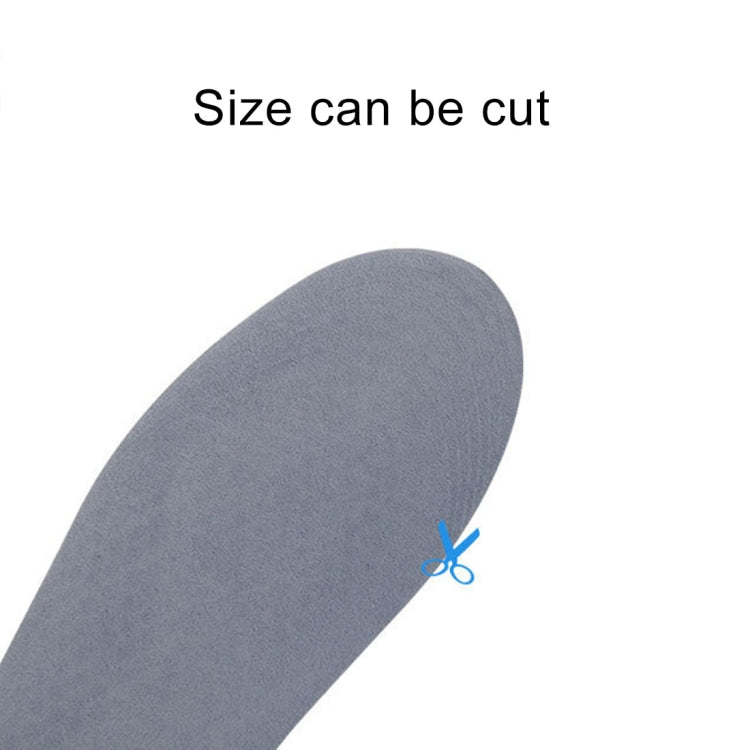 1 Pair Honeycomb Damping Flannel Soft Sport Shoes Insoles, Full Pads, Size: S / 35-40yards(Blue)