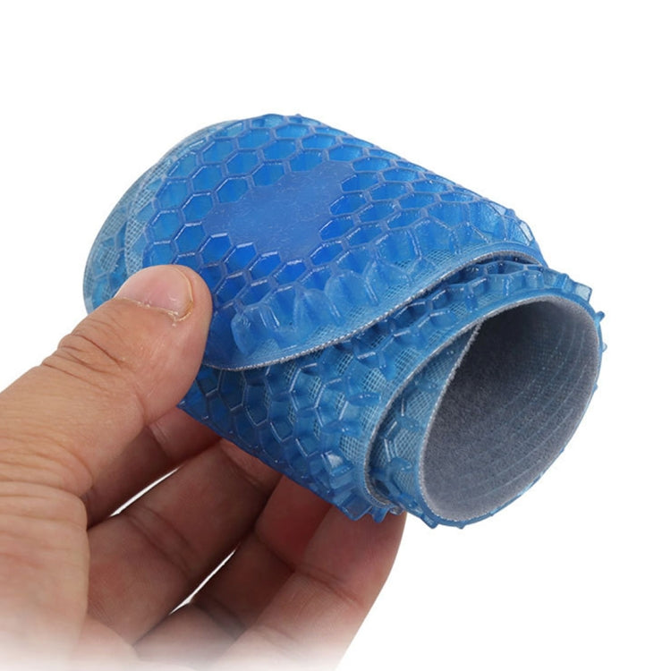 1 Pair Honeycomb Damping Flannel Soft Sport Shoes Insoles, Full Pads, Size: S / 35-40yards(Blue)