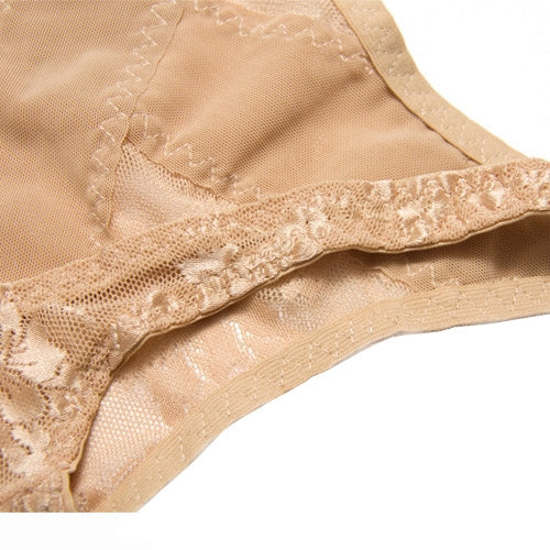 Back Health Support Band Correct Rectify Posture Beauty Belt / Underwear for Women, Size: L(Beige)