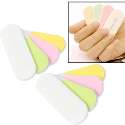 High Quality Folded 4 Steps Manicure Tool Nail Polishing File Nail Care Products Makeup Tool