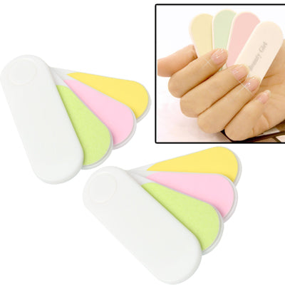 High Quality Folded 4 Steps Manicure Tool Nail Polishing File Nail Care Products Makeup Tool
