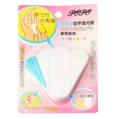 High Quality Folded 4 Steps Manicure Tool Nail Polishing File Nail Care Products Makeup Tool