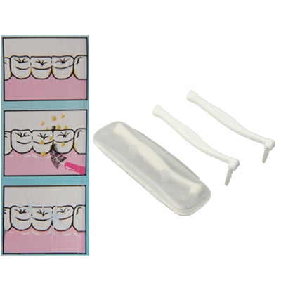 Remove the Impurities Cylindrical / Tapered Interdental Brush(White)