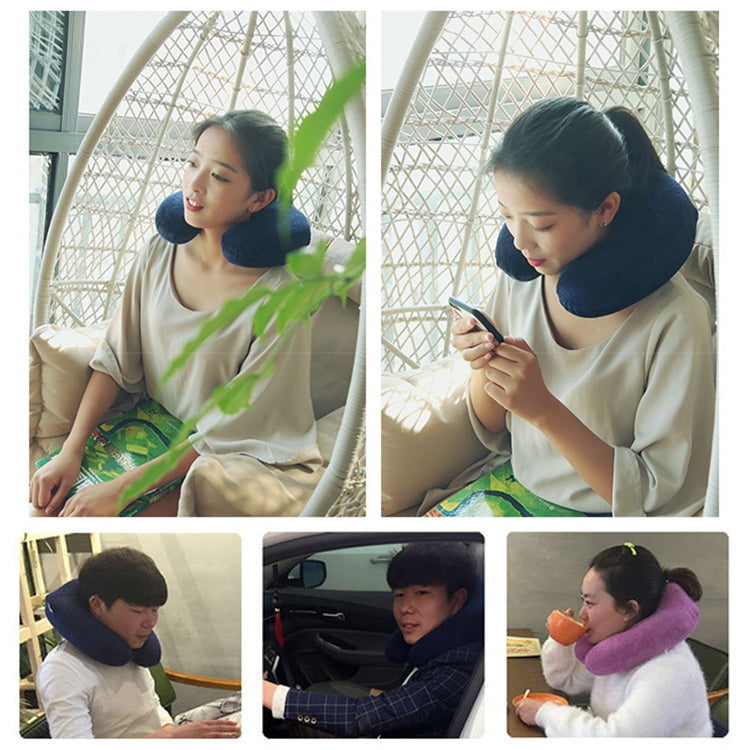 Cute U-shape Soft Neck Rest Car Office Travel Pillow Gift