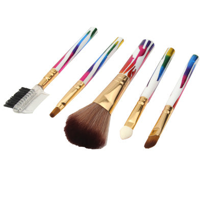 5pcs Beauty Professional Make-up Brushes Travel Cosmetic Brushes Set