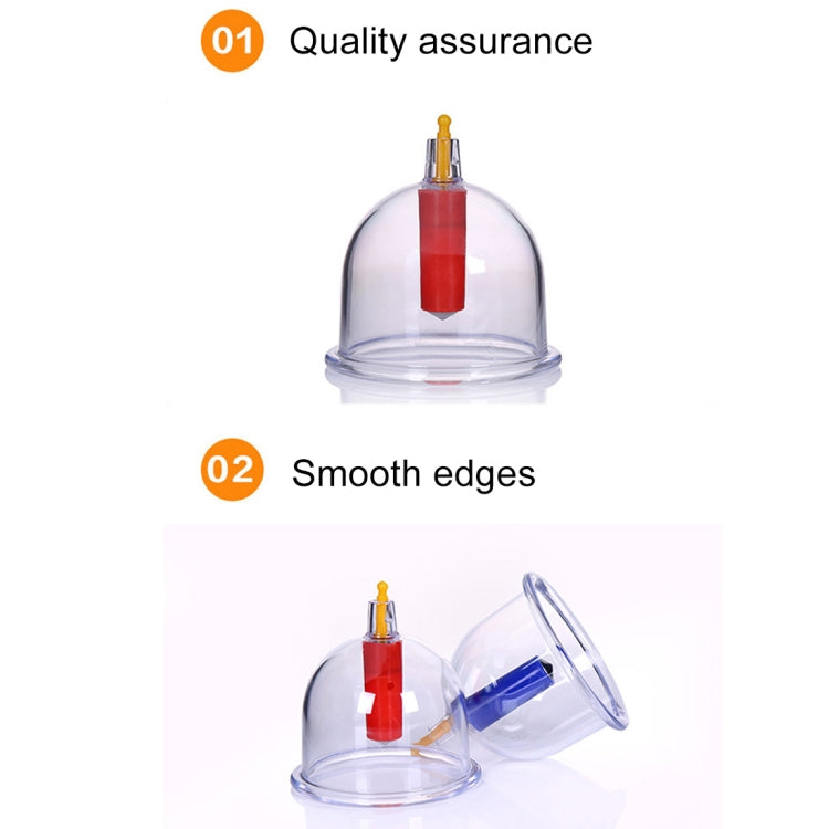 12-Cup Cupping Device Set Versatile Traditional China Cupping Therapy Device(Beige)