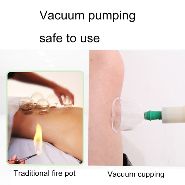 12-Cup Cupping Device Set Versatile Traditional China Cupping Therapy Device(Beige)