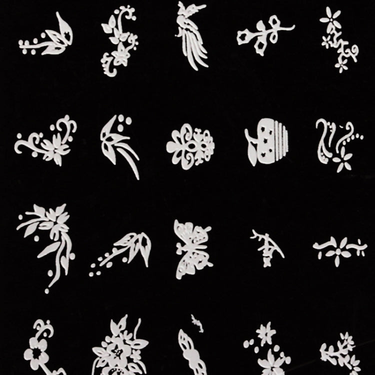 45 in 1 Nail Art Templates / Nail Art Image Template Stamping Plate(Silver)