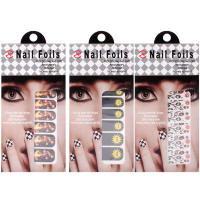 3 PCS Decorative Pattern Design Nail Decals