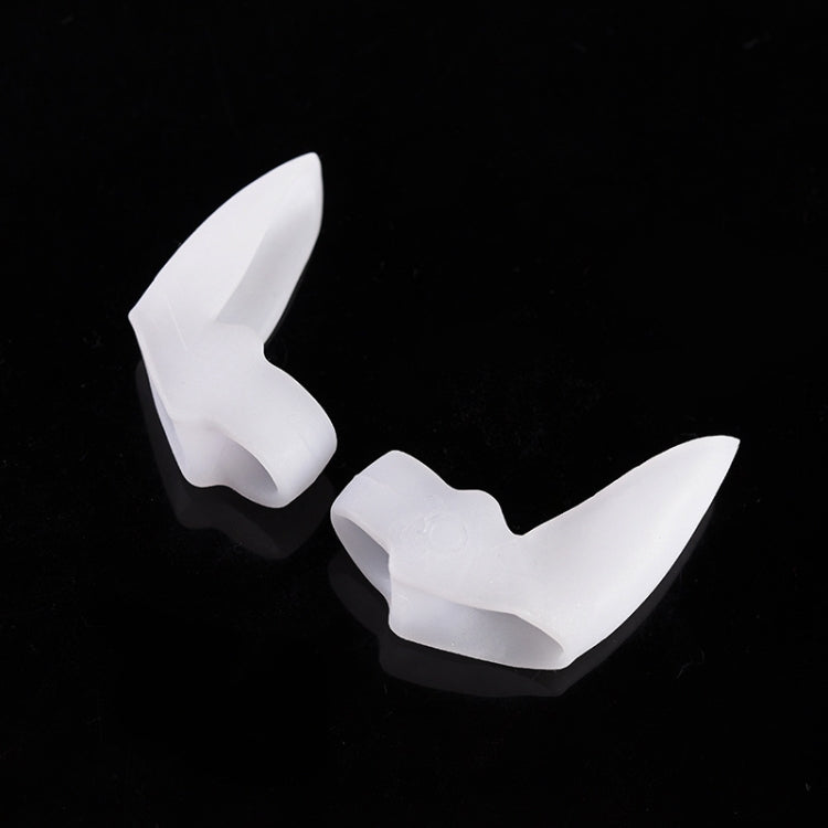 5 Pairs Gel Toe Spreader Eases Foot Pain Foot Bunion Guard Cushion for Hallux Valgus(White)