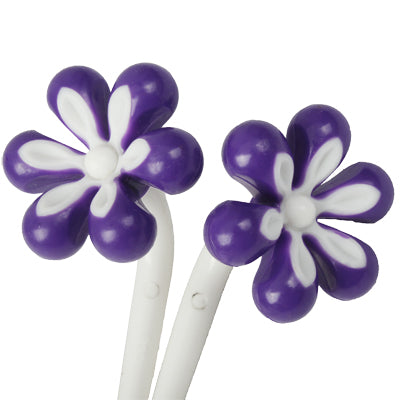 Plastic Flower Shaped Design Face Massager Facial Roller for Lady Women