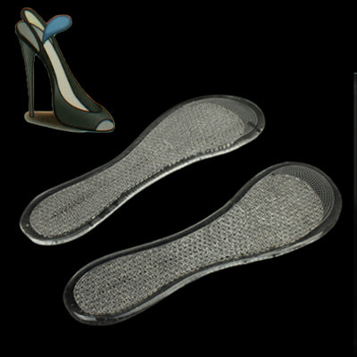 Pair of Crystal Foot Cushion Pad for Ladies (2 pcs in one packaging, the price is for 2 pcs)(Transparent)