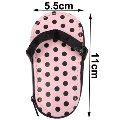 Cute 4 in 1 Flip Flop Pink Dot Polka Pedicure Set Wedding Favors Bridal Shower Gifts(Pink)
