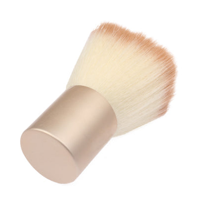 Large Soft Cosmetic Single Mineral Powder Brush with Round Cut Bristles for Face & Body Makeup Tool