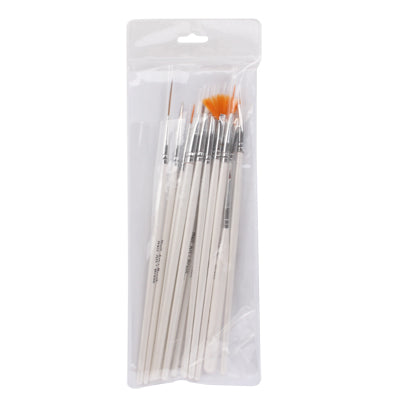 15pcs Beauty Professional Make-up Brushes Travel Cosmetic Brushes Set(White)