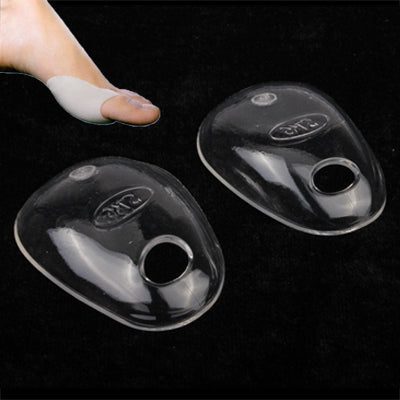 Gel Toe Spreader Eases Foot Pain Foot Bunion Guard Cushion for Hallux Valgus (2 pcs in one packaging, the price is for 2 pcs)(Transparent)