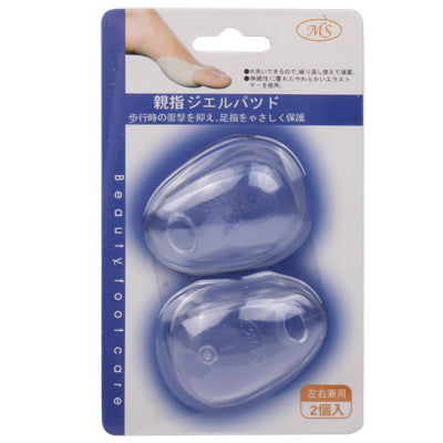 Gel Toe Spreader Eases Foot Pain Foot Bunion Guard Cushion for Hallux Valgus (2 pcs in one packaging, the price is for 2 pcs)(Transparent)