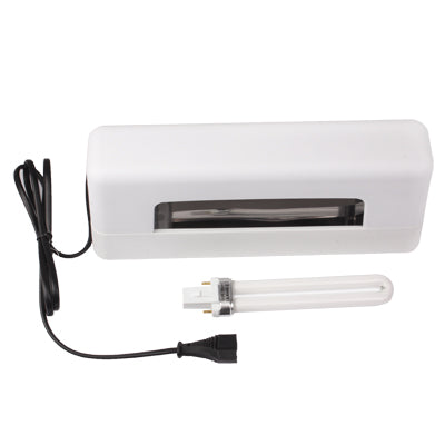 9W UV Lamp Light Professional Nail Dryer (1 Bulb), EU Plug(White)