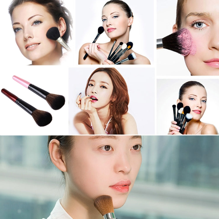 2 PCS Large Soft Cosmetic Single Mineral Powder Brush Bristles for Face & Body Makeup Tool