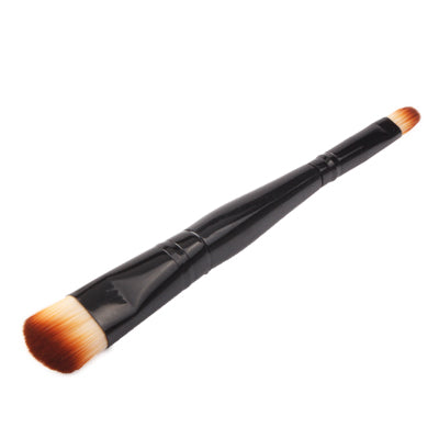 Dual Head Eye Shadow Eyeliner Makeup Brush Cosmetic Applicator Tool Kit(Black)