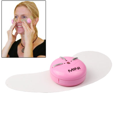 Mini Low Frequency Pulse Massager Help Dispel Eyes Pouch and Dark Under-Eye Circles Facial Patch(Pink)