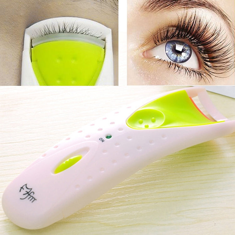 Professional Personal Electronic Heated Eyelash Long Lasting Curler Beauty Tool, Random Color Delivery