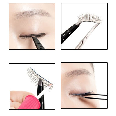 Pair of Spot Design Big Eyes False Eyelashes