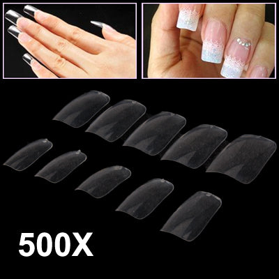 Display Sticks Fake Nail Art Tips Sticks Polish Practice, 500pcs in one packaging, the price is for 500pcs