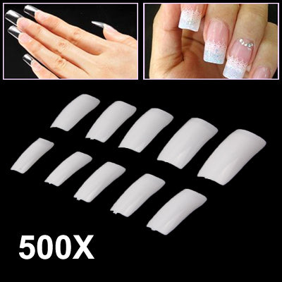 Display Sticks Fake Nail Art Tips Sticks Polish Practice, 500pcs in one packaging, the price is for 500pcs
