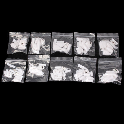 Display Sticks Fake Nail Art Tips Sticks Polish Practice, 500pcs in one packaging, the price is for 500pcs